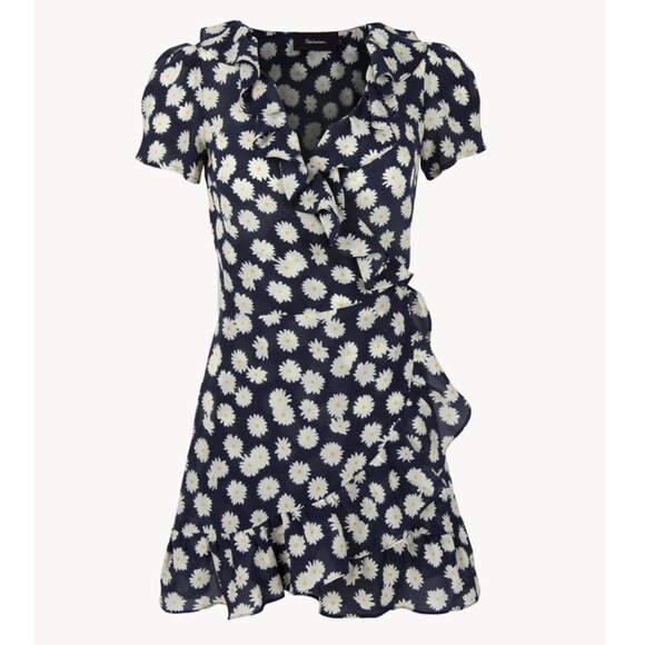 Réalisation Par, Valentina Daisy Dress, 100% Silk Crepe, Size XXS - Picture 1 of 5